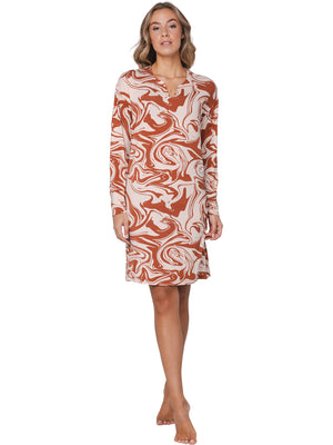 Nachthemd Pastunette 111252-200-2 Brown