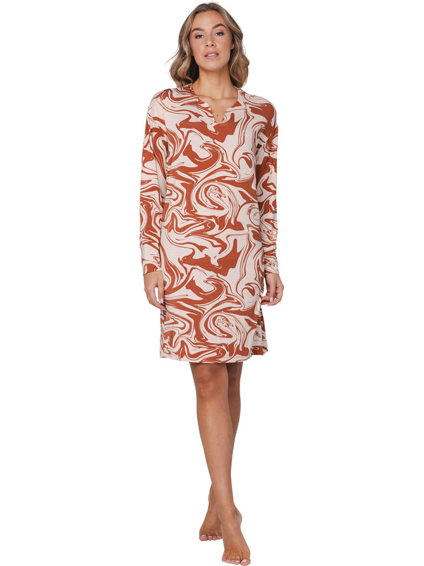 Nachthemd Pastunette 111252-200-2 Brown