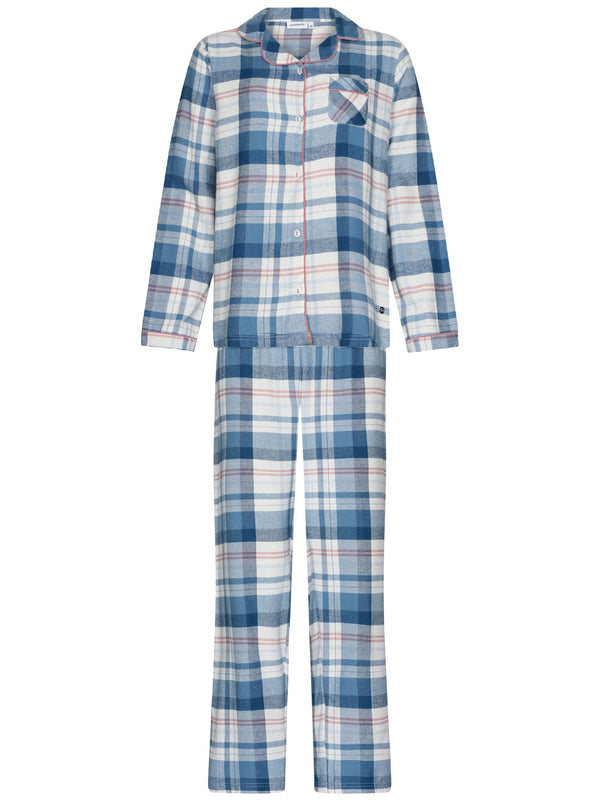 Flanellen Pyjama Pastunette 121252-106-1 Blue
