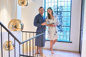 Kimono Livello Haley Blue model