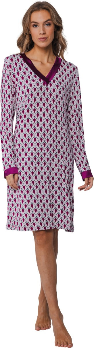 Nachthemd Pastunette 15242-320-2 Dark Red model