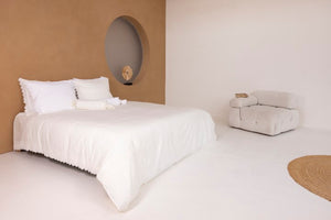 Dekbedovertrek Livello Luna Off White sfeer