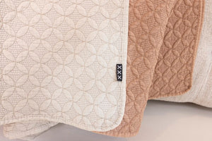 Plaid Livello Mr & Mrs Amsterdam Stonewashed Blush detail