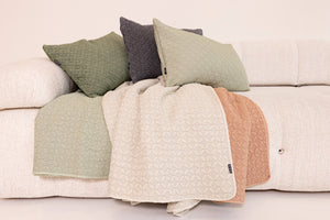 Plaid Livello Mr & Mrs Amsterdam Stonewashed Sand