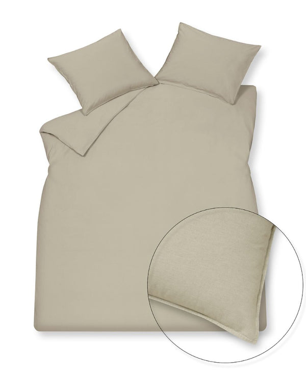 Dekbedovertrek Vandyck Washed Cotton Stone
