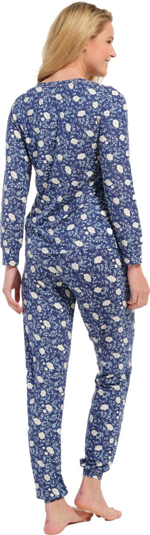 Pyjama Pastunette  25232-300-2 Dark Blue model achter