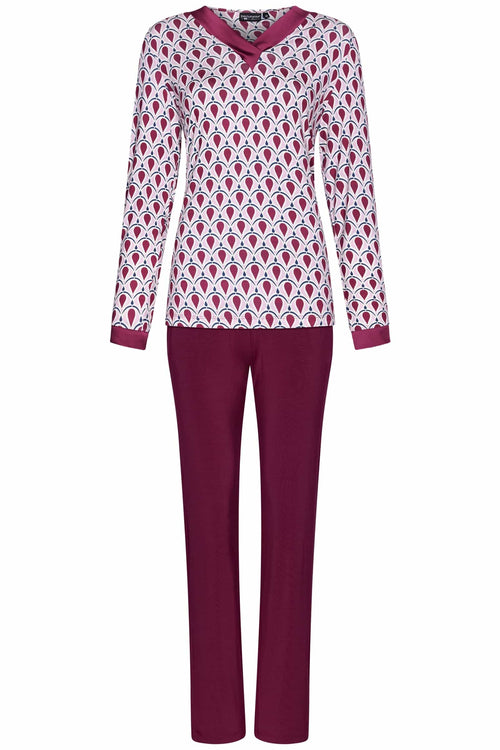 Pyjama Pastunette 25242-320-2 Dark Red