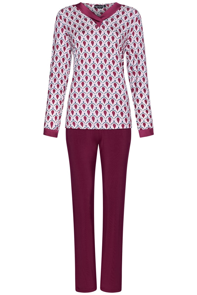 Pyjama Pastunette 25242-320-2 Dark Red