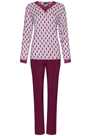 Pyjama Pastunette 25242-320-2 Dark Red