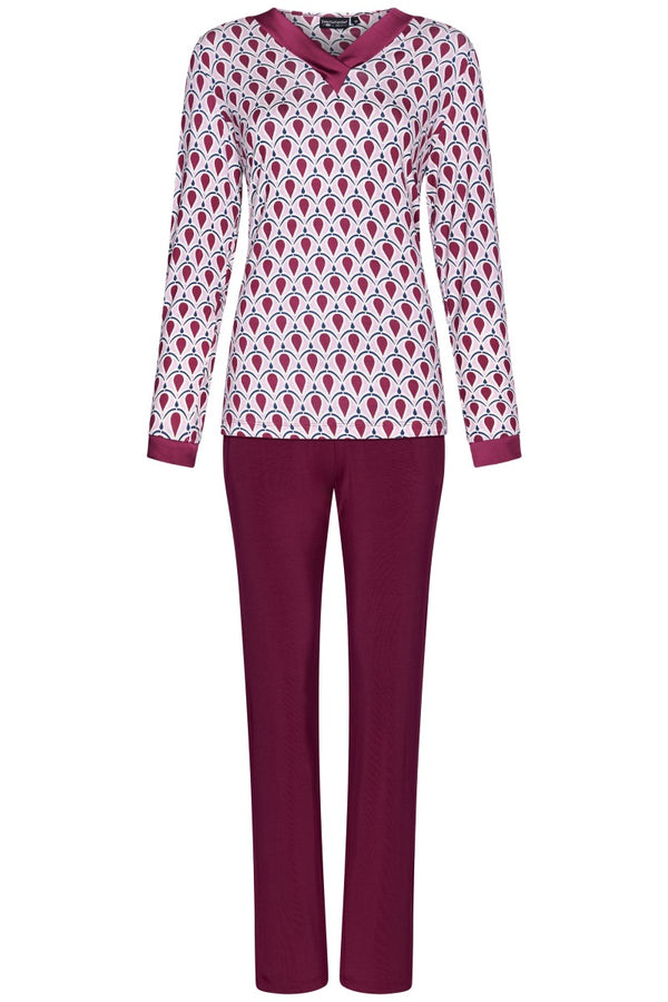 Pyjama Pastunette 25242-320-2 Dark Red