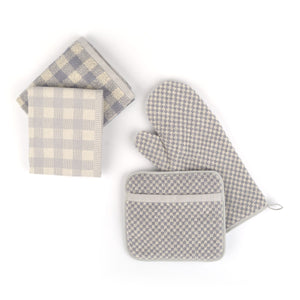 Keukendoek Bunzlau Castle Check Grey Set