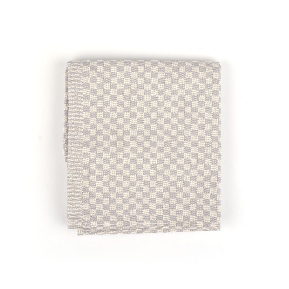 Theedoek Bunzlau Castle Check Small Grey