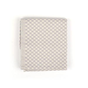 Theedoek Bunzlau Castle Check Small Grey