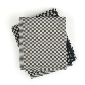 Theedoek Bunzlau Castle Small Check Black