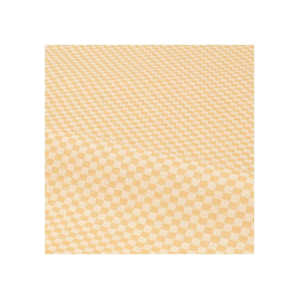 Theedoek Bunzlau Castle Small Check Yellow detail