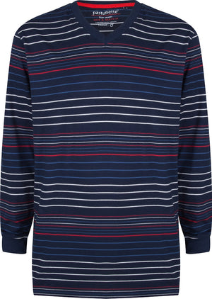 Lange Mouwen T-shirt Pastunette For Men Donkerblauw