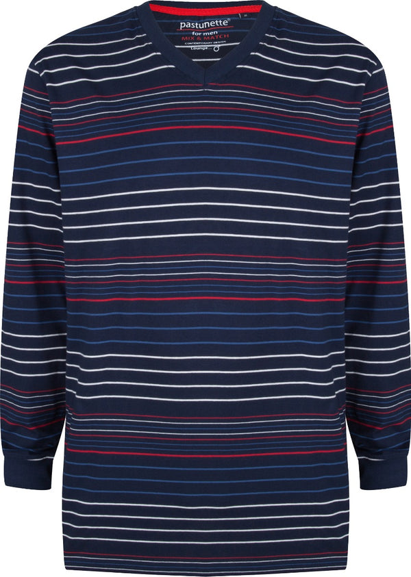 Lange Mouwen T-shirt Pastunette For Men Donkerblauw