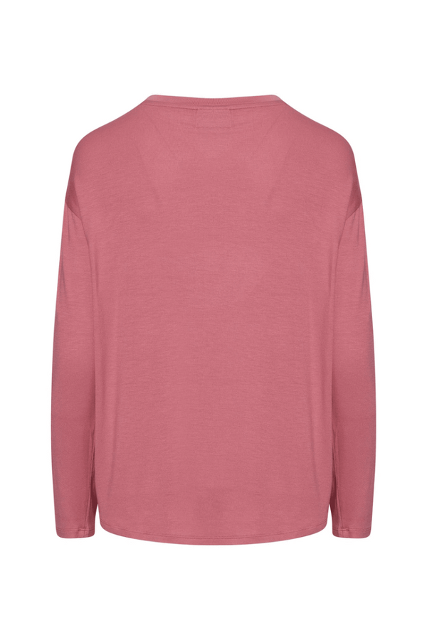 Top Lange Mouw Essenza Denna  Magnolia Pink achterkant