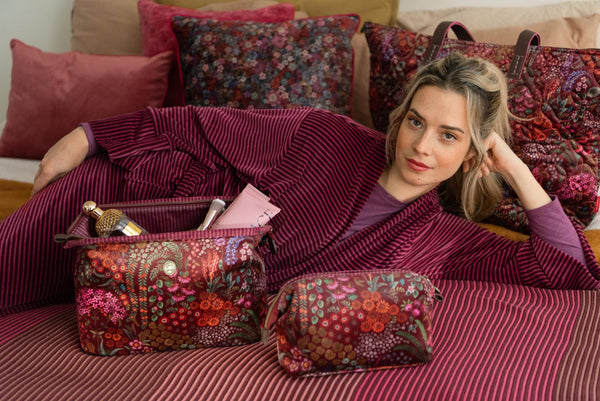 Toilettas Pip Studio medium Querida Red sfeer