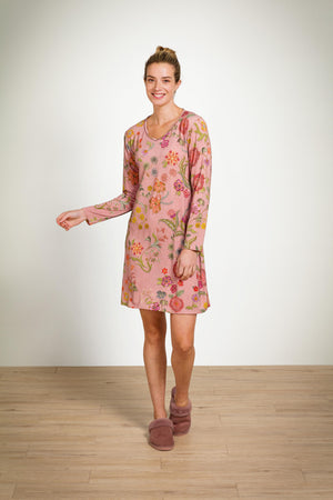 Nachthemd Pip Studio Dana Coco Flower Coral
