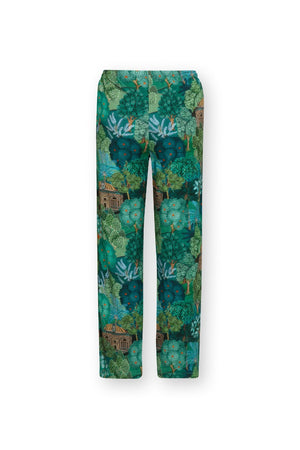 Lange Broek Pip Studio Blake Jardin de Noche Blue back