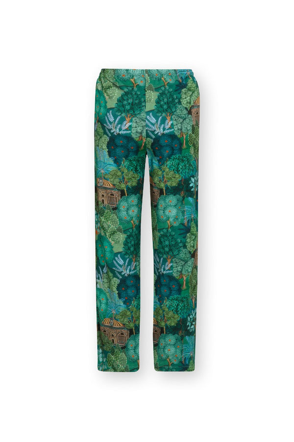 Lange Broek Pip Studio Blake Jardin de Noche Blue back