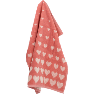 Keukendoek Bunzlau Castle Hearts Pink