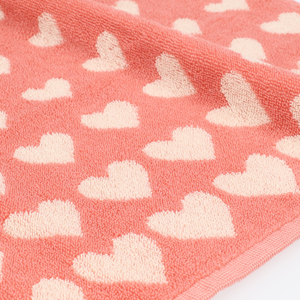 Keukendoek Bunzlau Castle Hearts Pink