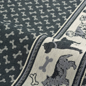 Theedoek Bunzlau Castle Dogs Black