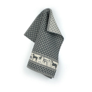 Theedoek Bunzlau Castle Dogs Black