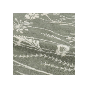 Keukendoek Bunzlau Castle  Wild Flowers Dark Green detail