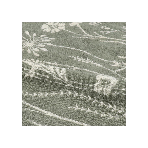 Keukendoek Bunzlau Castle  Wild Flowers Dark Green detail