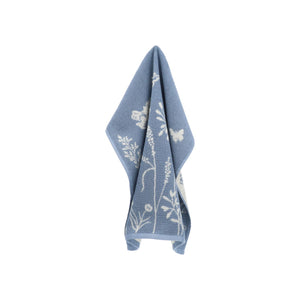 Keukendoek Bunzlau Castle  Wild Flowers Grey Blue op hanglus