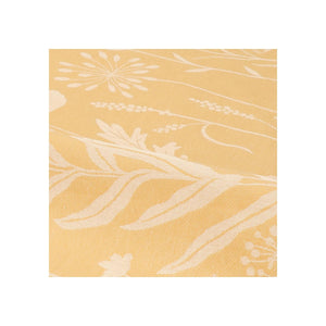 Theedoek Bunzlau Castle  Wild flowers Yellow detail