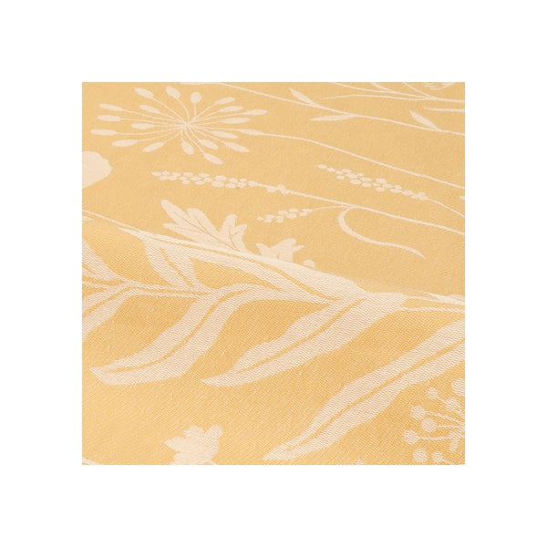 Theedoek Bunzlau Castle  Wild flowers Yellow detail