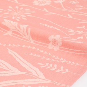 Theedoek Bunzlau Castle Wild Flowers Pink detail