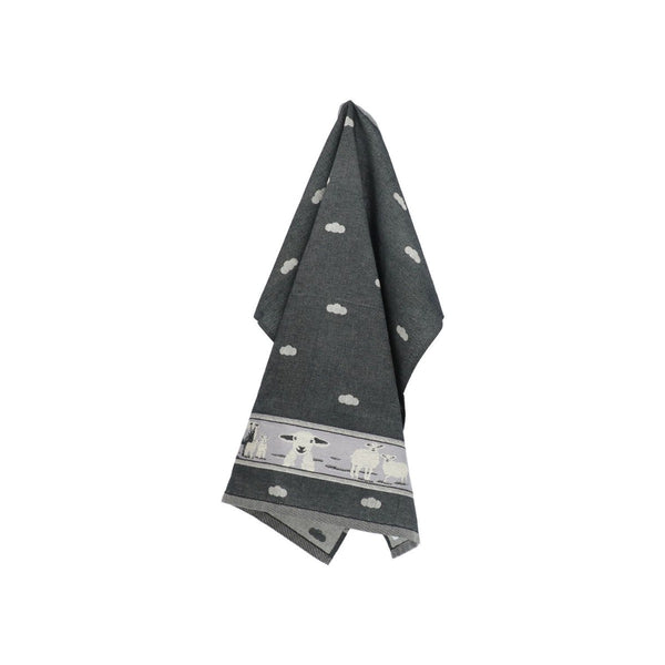 Theedoek Bunzlau Castle  Sheep Black hangend