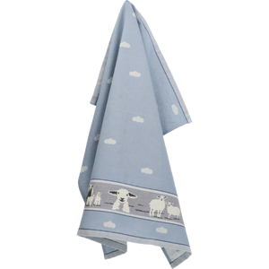 Theedoek Bunzlau Castle Sheep Grey Blue ophanglus