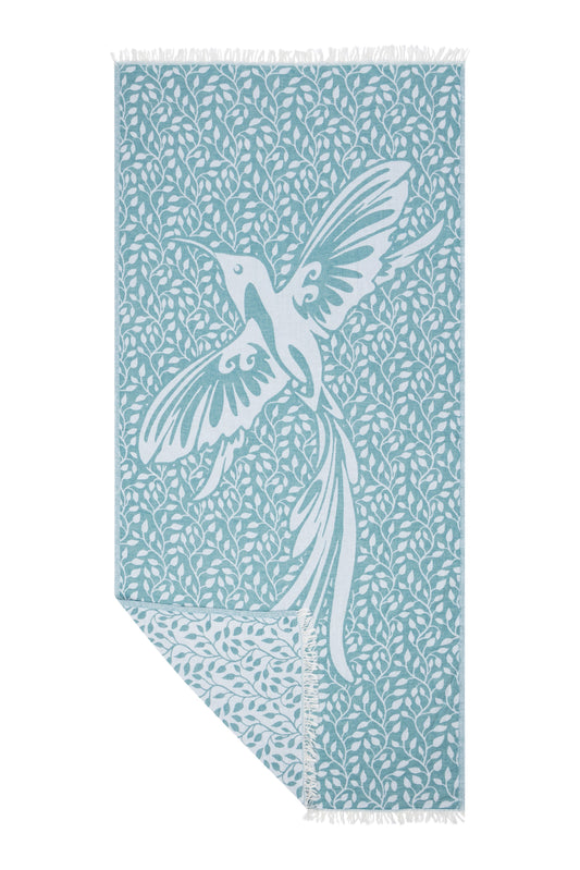 Hamamdoek ZusenZomer Kolibri Petrol