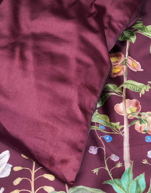 Dekbedovertrek Essenza Augustina Mauve Wine