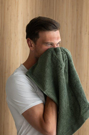 Badtextiel Linolux Home Dark Green