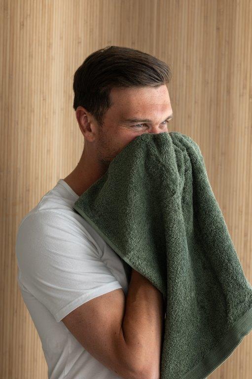 Badtextiel Linolux Home Dark Green