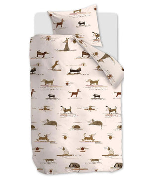 Kinder Dekbedovertrek Beddinghouse Hot Dogs Pink