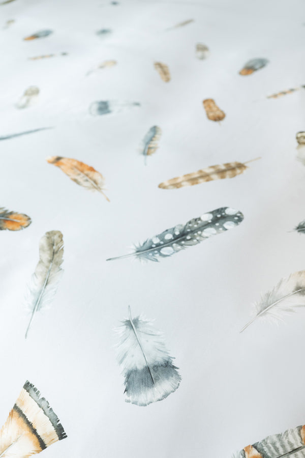 Linolux Dekbedovertrek Feathers Grey