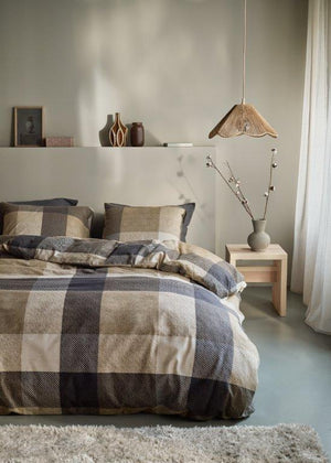Dekbedovertrek Beddinghouse Dario Taupe Flanel