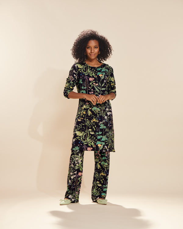 Nachthemd Essenza Emmy Augustine Antraciet