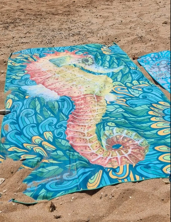 Strandlaken XL  Soobluu Hippo Green