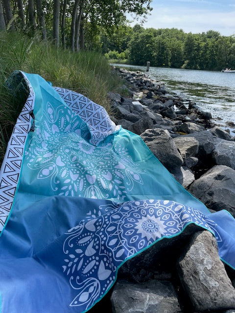 Strandlaken Linolux Copacabana Aqua