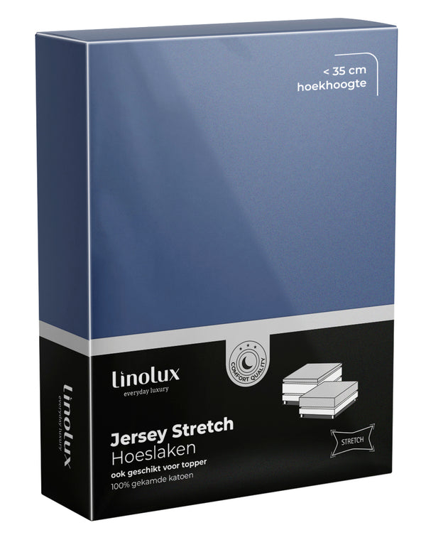 Hoeslaken Linolux Jersey Denim