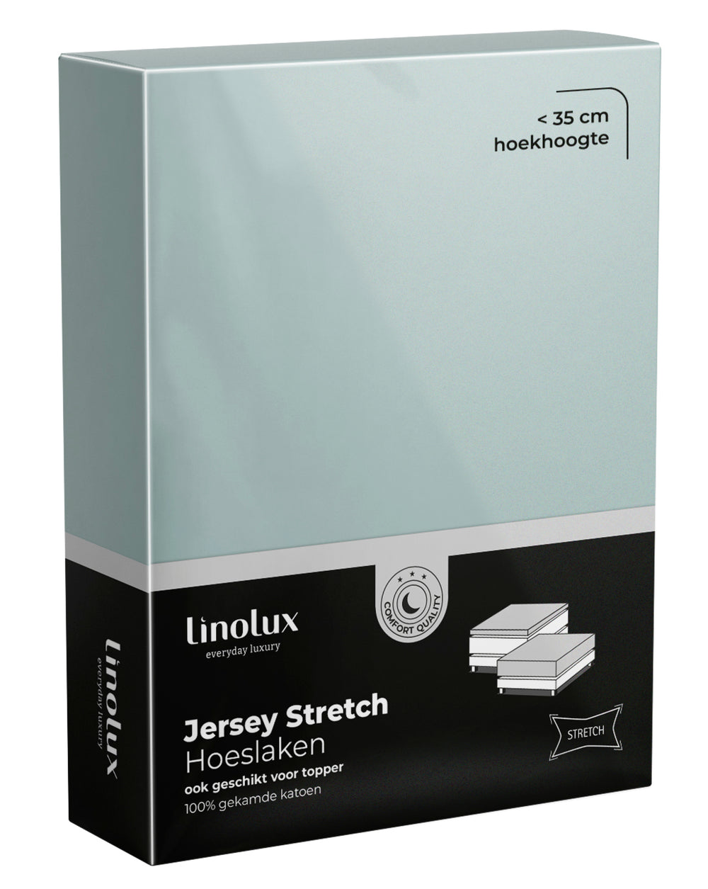 Hoesalken Linolux Jersey Misty Green